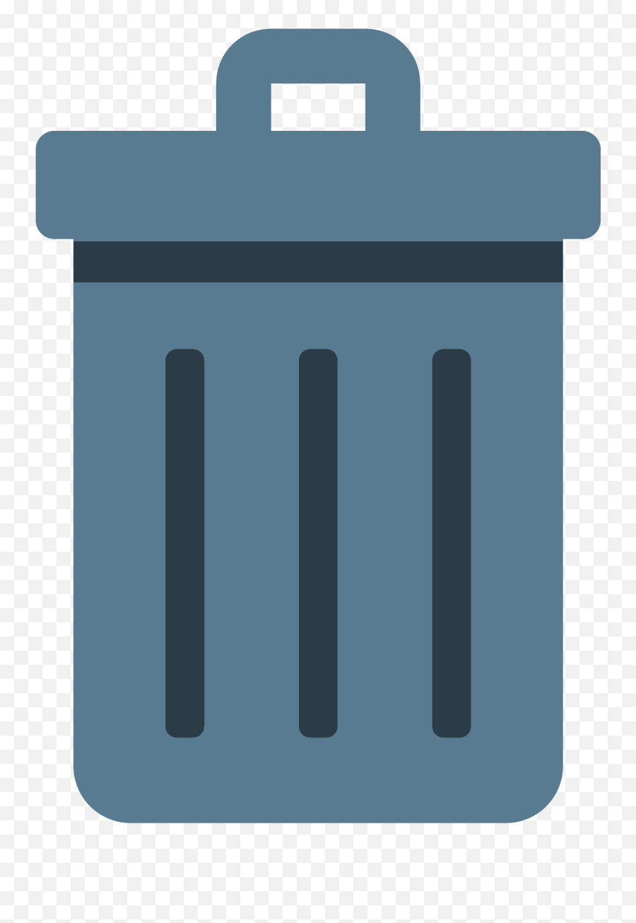 Wastebasket Emoji - Lid,Dumpster Emoji