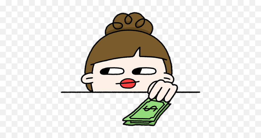 Holler Brings Gifs To Venmo Holler - Cartoon Money Transparent Gif Emoji,Oops Emoji