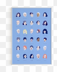 Amy Blue Illustration - Fictional Character Emoji,Broad City Kiss Emoji