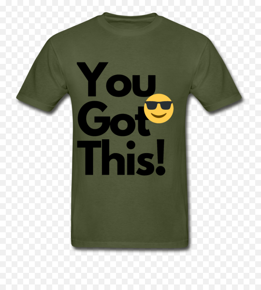 Inspirational You Got This Hanes Adult Tagless T - Shirt Muhammad Ali Center Emoji,Itchy Emoticon