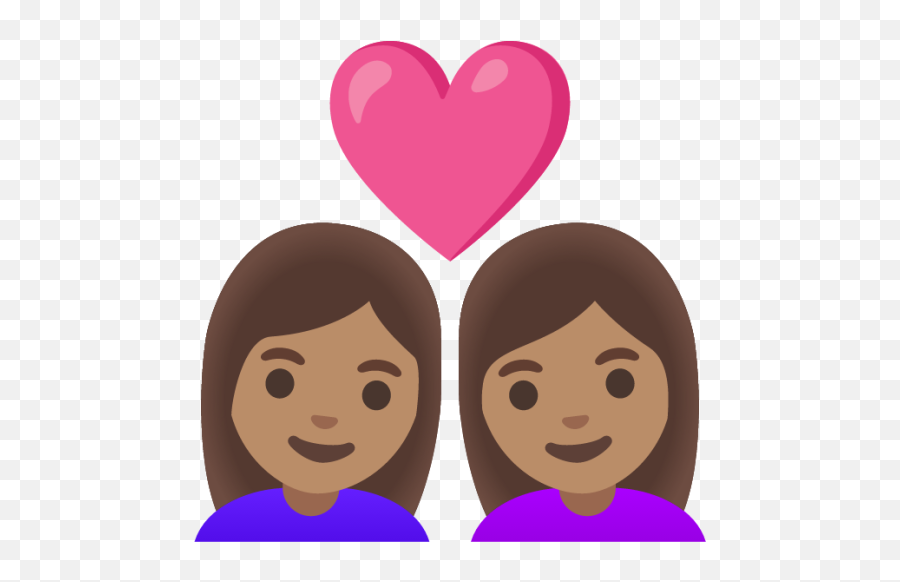 Couple With Heart Woman Woman Medium Skin Tone Emoji - Emoji Png People,No Woman Emoji