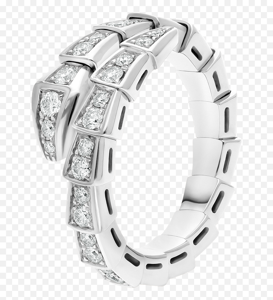 Engagement Ring Bulgari - Bvlgari Serpenti Ring Emoji,Emotion Ring White