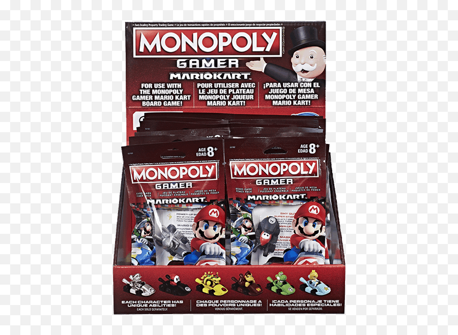Monopoly Gamer Mario Kart Power Pack Metal Mario Toys - Tokens Monopoly Gamer Mario Kart Emoji,Brown Power Up Emoji
