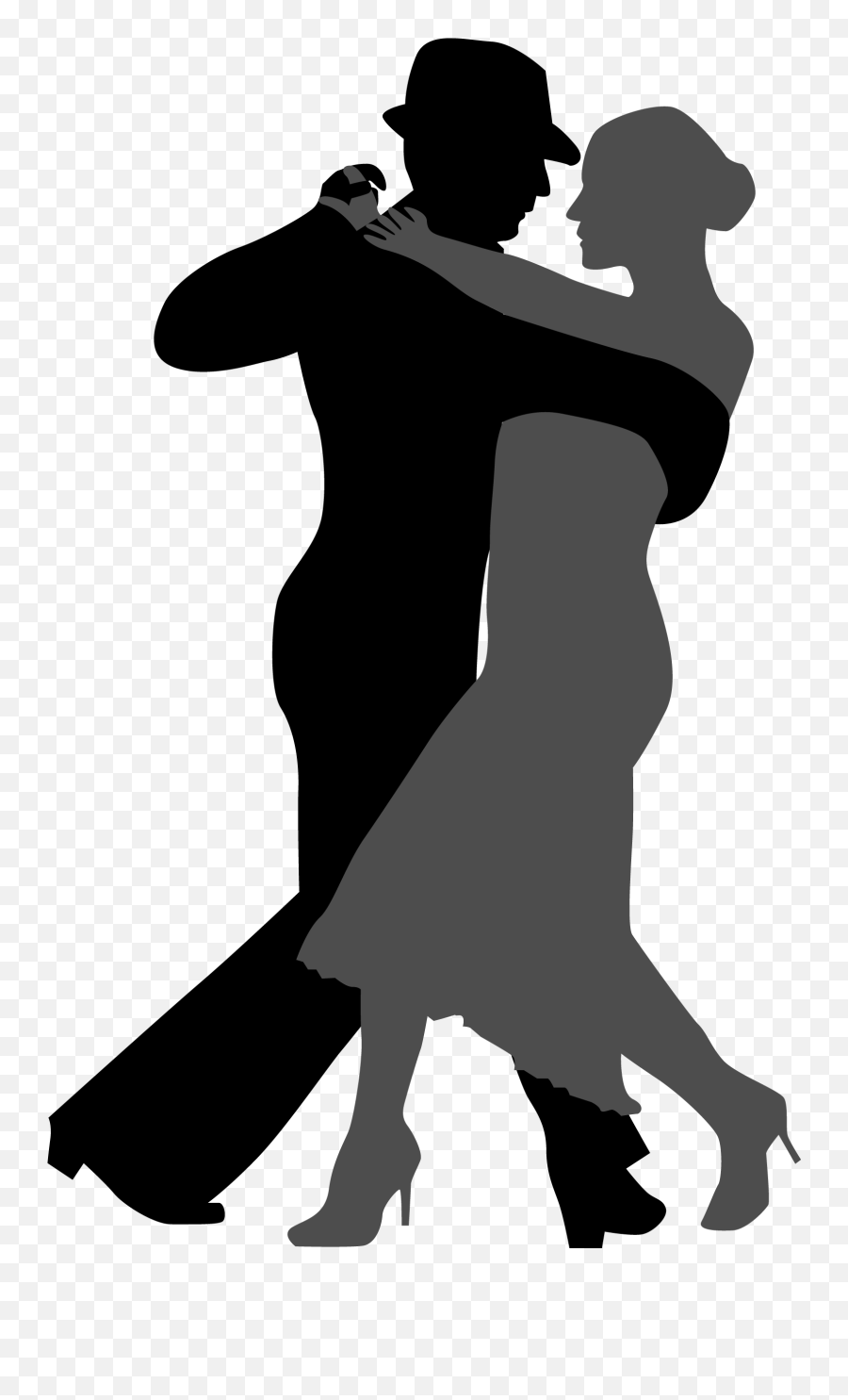 Tango Ballroom Dance Silhouette - Silhouette Ballroom Dancing Emoji,Salsa Dancing Emoji