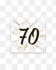 Servilletas 70 Años De 33x33cm 20 - Decorative Emoji,Como Hacer Centros De Mesa De Emojis