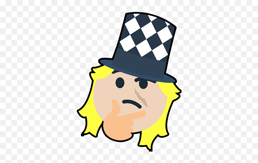 Thinkingspeedwagon - Discord Emoji Costume Hat,Thinking Cartoon Emoji