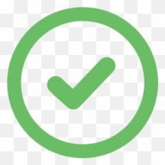 Green Checkmark Line Icon Png And Svg - Green Check Icon Png Emoji,Green Check Mark Emoticon