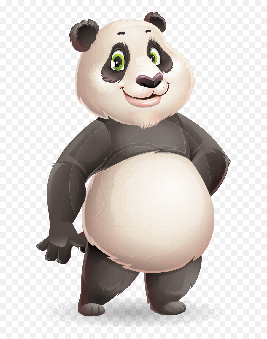Cute Panda - Panda Character Emoji,Panda Emotion Clipart