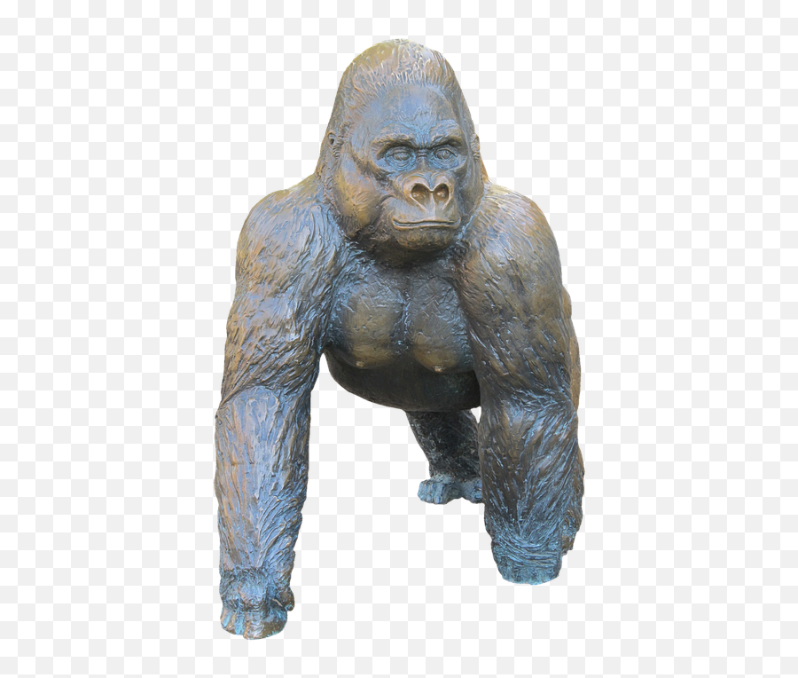 Free Photo Art Statue Sculpture Gorilla - Saint Louis Zoo Emoji,Gorrilla Emotions