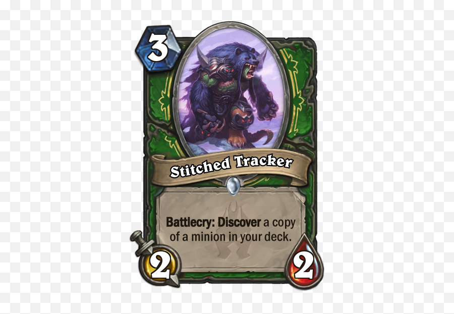 Stitched Tracker Reveal Knights Of The Frozen Throne - News Hearthstone Worgen Cards Emoji,Minion Emoji Copy And Paste