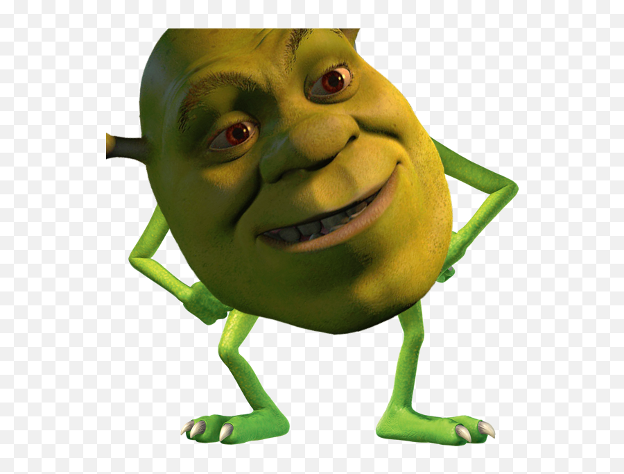 Shrek Ears Png - Mike Wazowski With Two Eyes 2594025 Vippng Transparent Png Shrek Meme Emoji,Mike Rlm Emoji