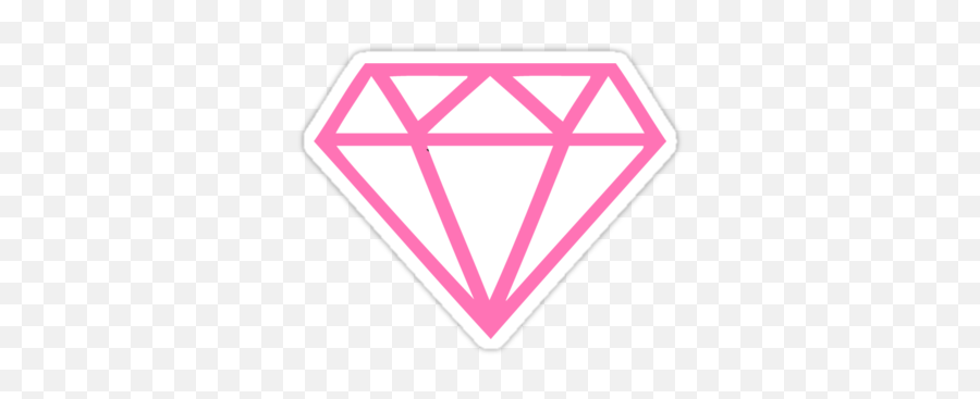 Pink Diamond By Mamisarah Diamond Tattoo Designs Tumblr - Pink Diamond Sticker Emoji,Diamond Emoji