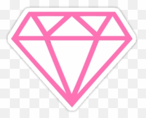Pink Diamond By Mamisarah Diamond Tattoo Designs Tumblr - Pink Diamond Sticker Emoji,Diamond Emoji
