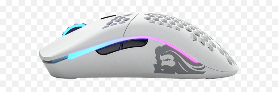 Glorious Gaming Mouse Model O Wireless - Matte White U2014 Blinkqa Emoji,Skype Emoticon Mouse