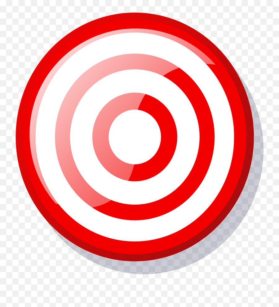 Shooting Target Bullseye Clip Art - Target Png Download Emoji,Emoticons Facebook Target Shooting