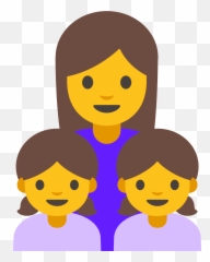 Family Woman Girl Girl Emoji Clipart Free Download,Android Emoticons Women