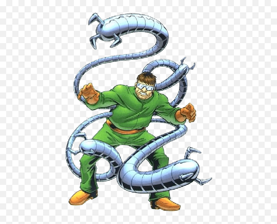 Marvel Villain Clipart - Doctor Octopus Cartoon Png Emoji,Trabsformice Emojis