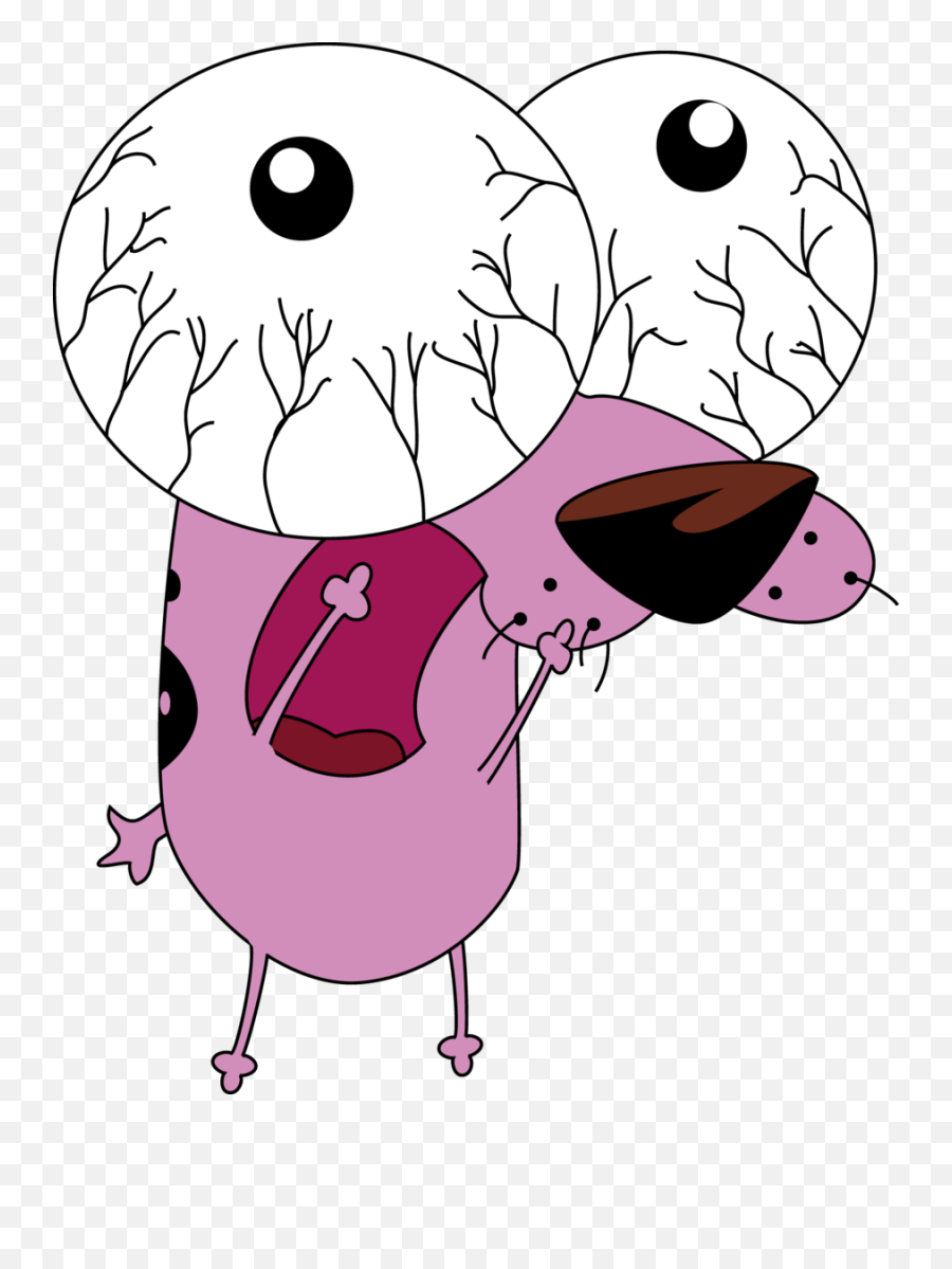Free Scared Cartoon Eyes Download Free Clip Art Free Clip - Courage The Cowardly Dog Transparent Emoji,Animated Adult Emotions