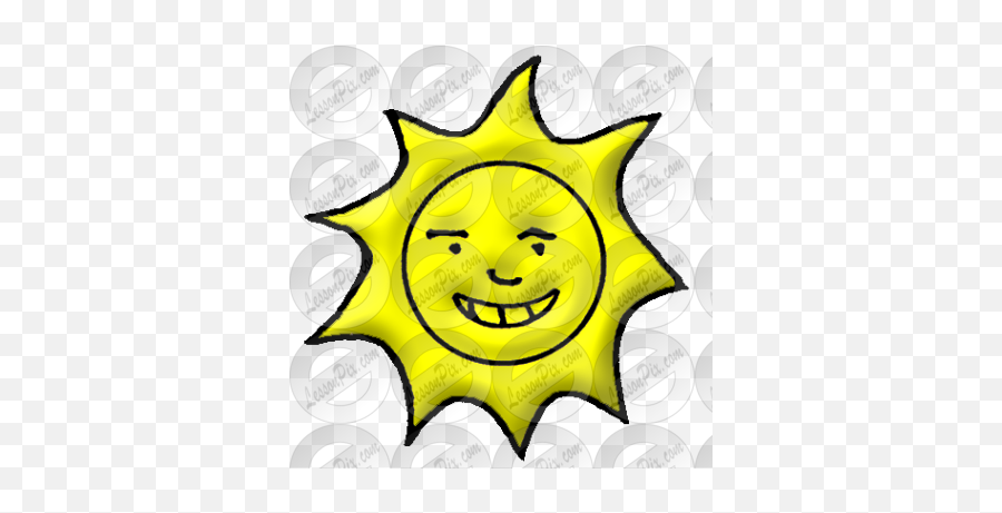 Sun Picture For Classroom Therapy Use - Great Sun Clipart Emoji,Classroom Emoticons