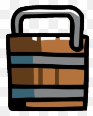 Bucket Scribblenauts Wiki Fandom Emoji,Suitcase Emoji