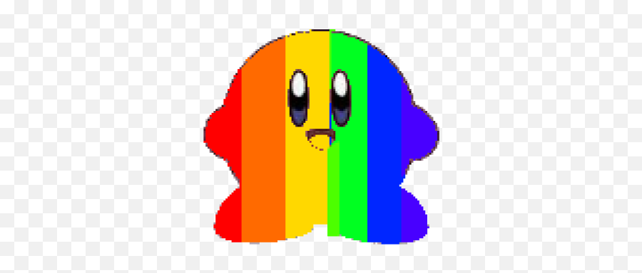 Rainbow Kirby - Roblox Emoji,Transparent Rainbow Discord Emoji