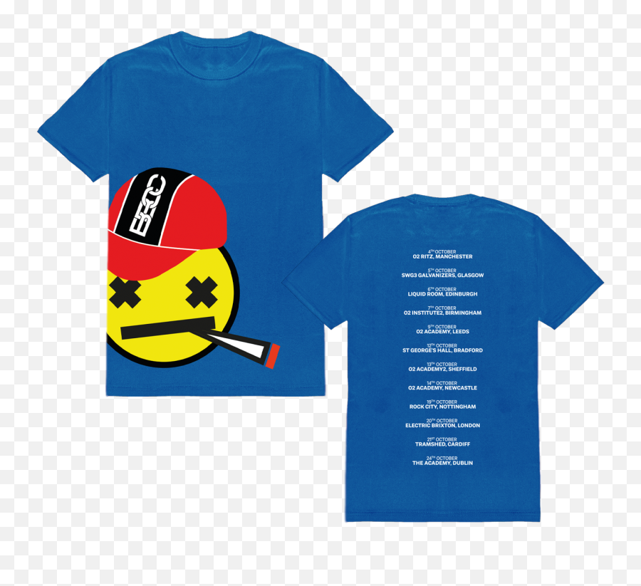 Bbcc Emoji Tour Tee Royal Blue Bad Boy Chiller Crew,Academy Emoji