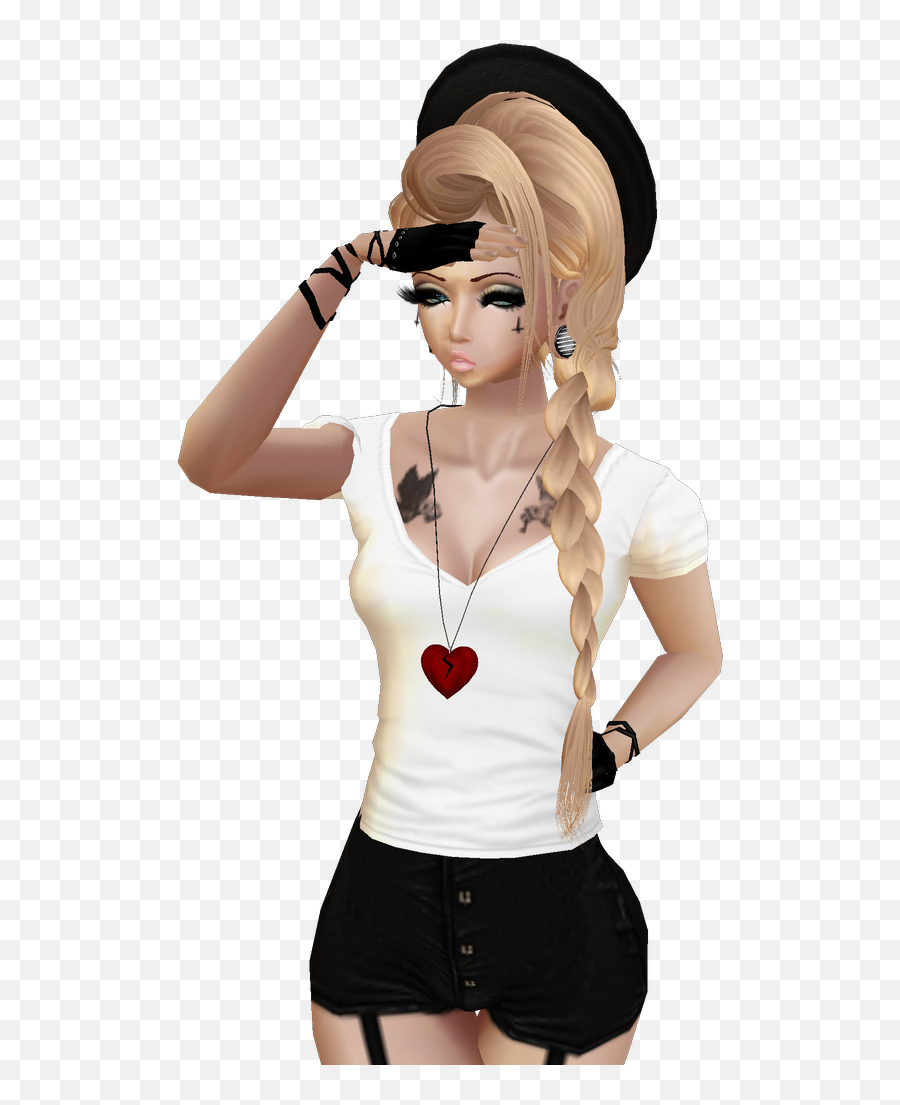 Imvu Cute Girl Drawing - Girl With Big Booty Avatar Emoji,Imvu Emojis