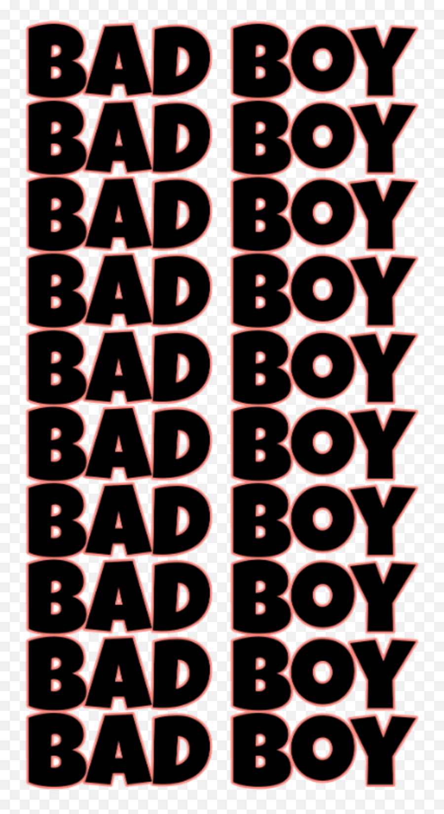 Badboy Bad Boy Text Texting Sticker - Vertical Emoji,Bad Boy Emoji