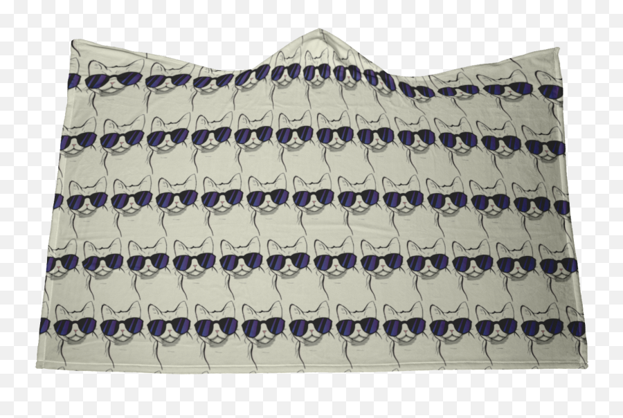 American Wirehair Cat Hooded Blanket - Rug Emoji,Emoji Hooded Blanket