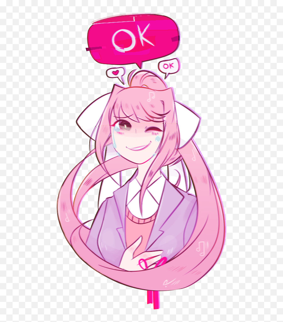 O K - Hime Cut Emoji,Okie Dokie Emoji