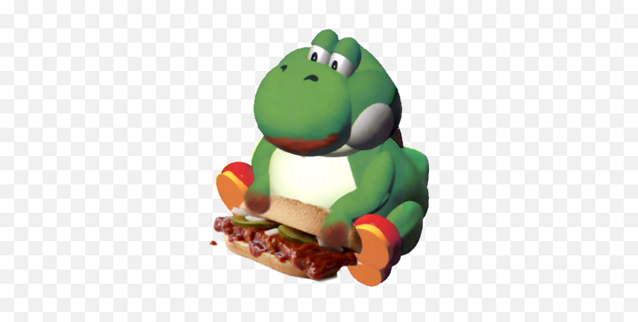 Limited Edition Mcrib Mcchonker Bigyoshi - Yoshi Fat Emoji,Smartass Emoji