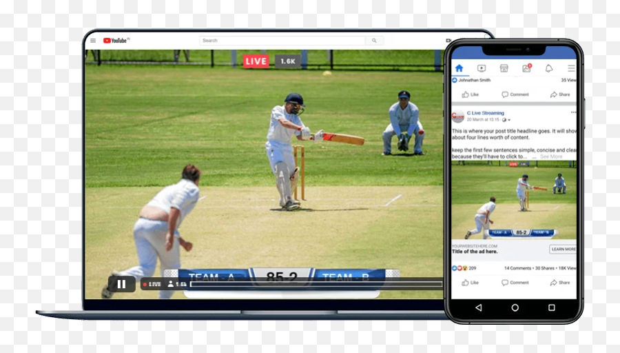 Facebook Live Streaming Services - Player Emoji,Skype Cricket Emoticon