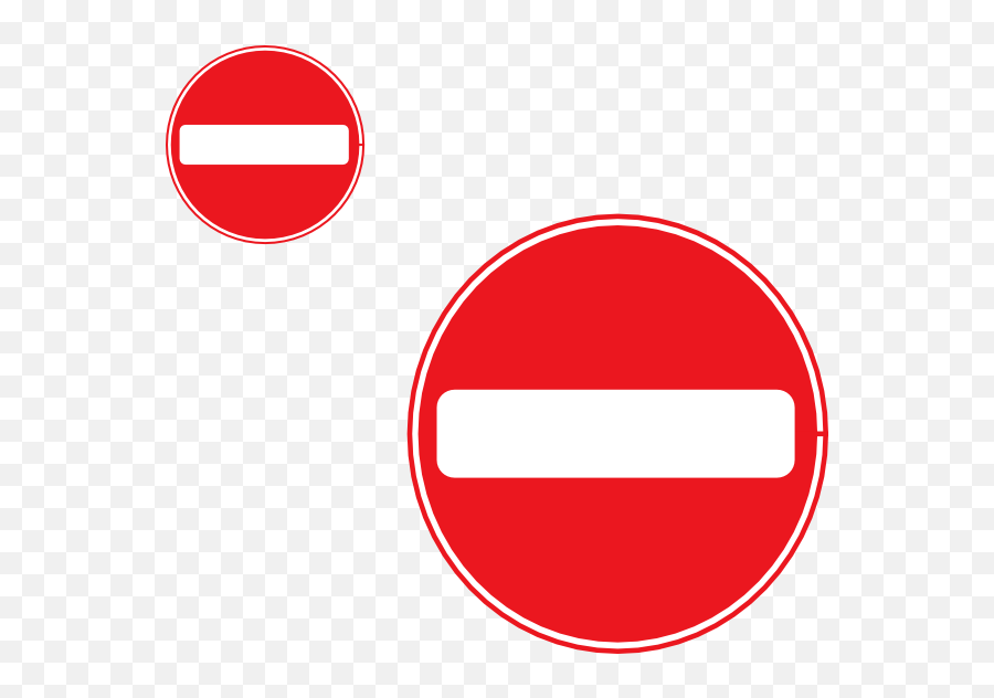 No Entry Png - No Entry Sign Clear Background Transparent No Entry Sign Small Emoji,No Entry Emoji
