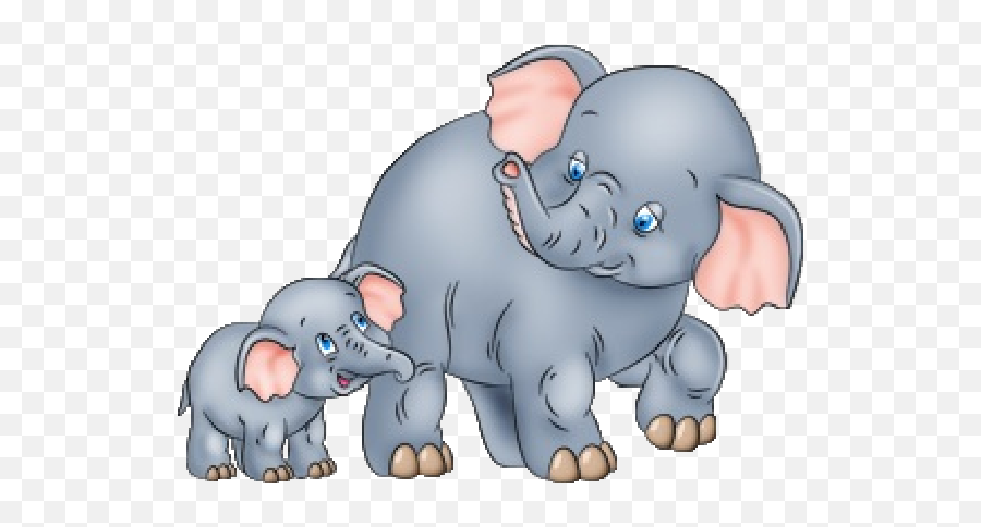 Displaying Baby Elephant Clipart - Elephant And Baby Elephant Clipart Emoji,Baby Elephant Emoji