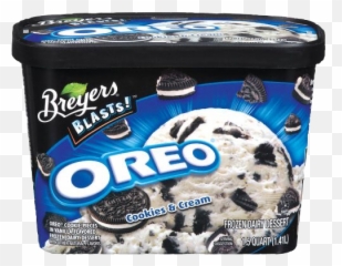 Sticker - Breyers Blasts Oreo Cookies And Cream Emoji,Oreo Cookie Emoji