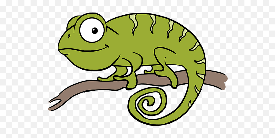 How To Draw A Chameleon - Draw A Chameleon Face Emoji,Colors Emotions Chameleon Character