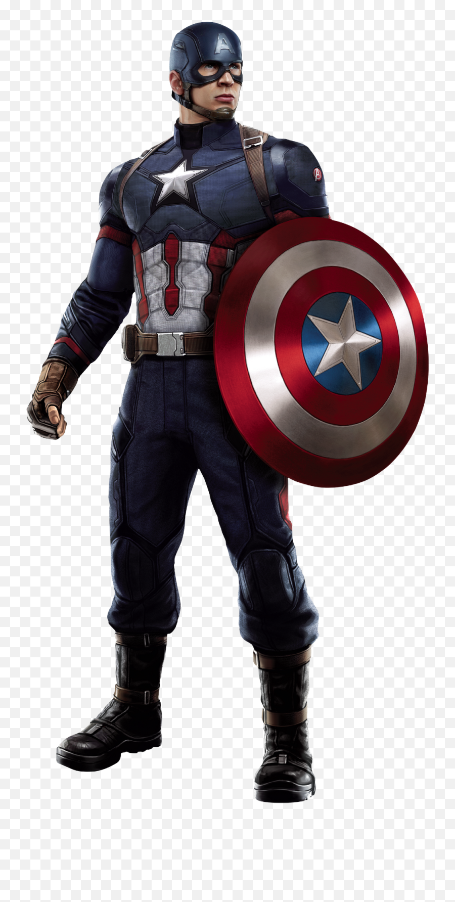 Captain America Costume - Captain America Png Emoji,Captian Marvel No Emotions