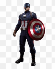 Captain America Costume - Captain America Png Emoji,Captian Marvel No Emotions