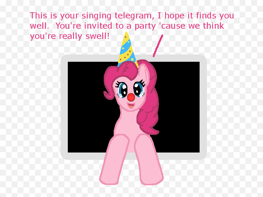 Fim - Mlp Pinkie Singing Telegram Emoji,Mlp Emoticons Deviantart