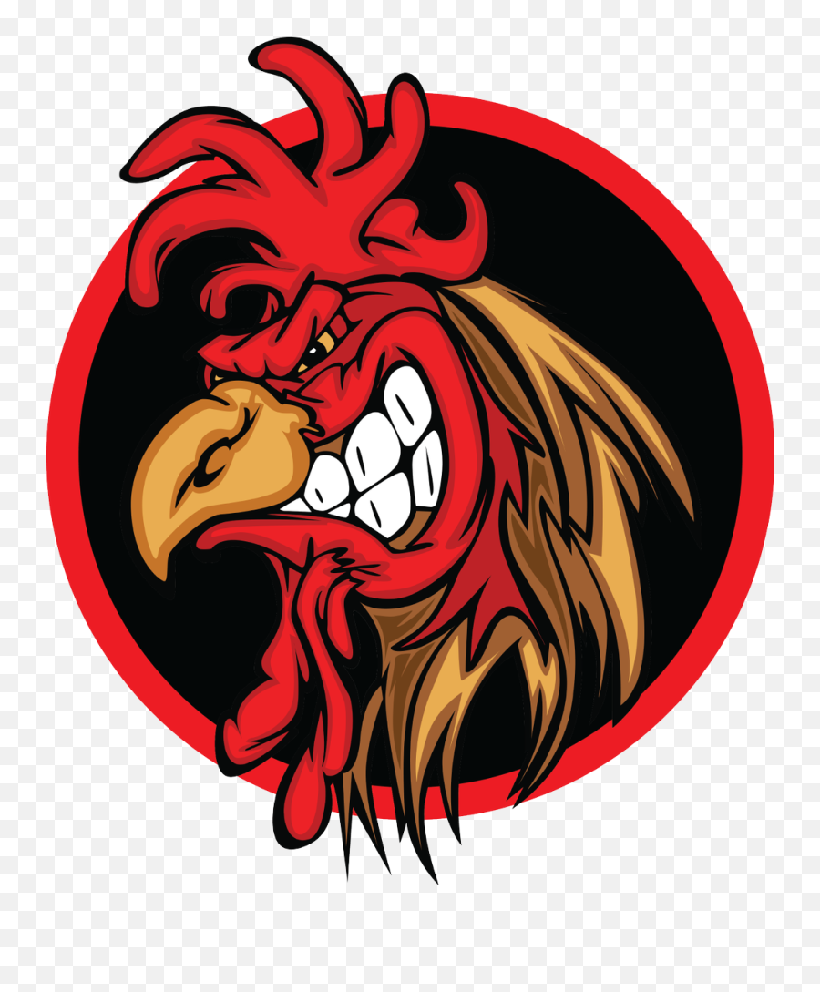Cartoon Rooster Clipart - Gamecock Cartoon Emoji,Chinese Rooster Emojis