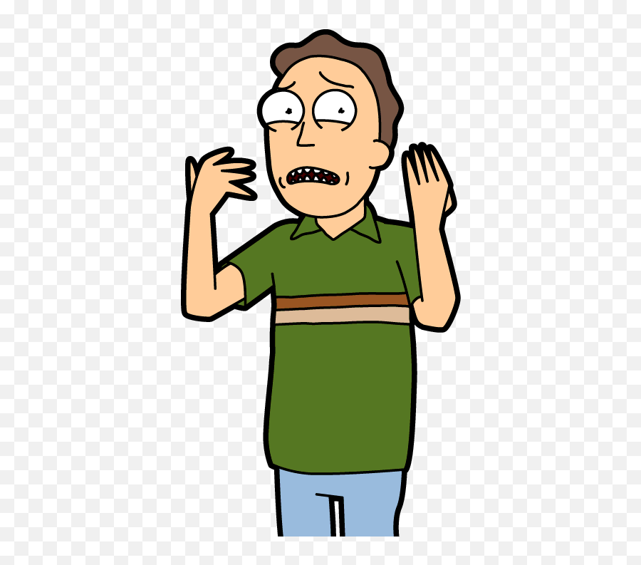 Rick And Morty Png High Quality - Jerry Rick Y Morty Png Emoji,Morty Emoji Png