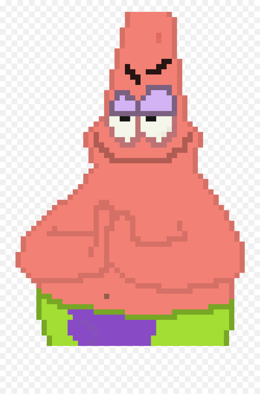 Pixel Patrick Star Spongebob - Aegishjalmur Gif Emoji,Sponge Bob Emojis