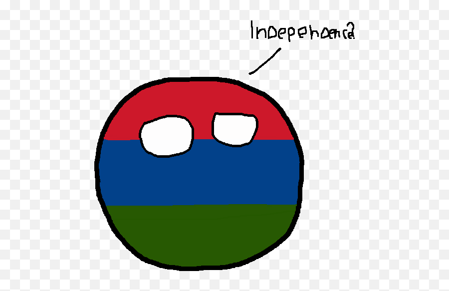 Banat Republicball Polandball Wiki Fandom - Dot Emoji,Indipendance Emoticon