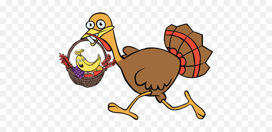 Thanksgiving Turkey Turkey Dinner Clipart Free Clipart - Animated Running Turkey Clipart Emoji,Thanksgiving Thinking Emoji'