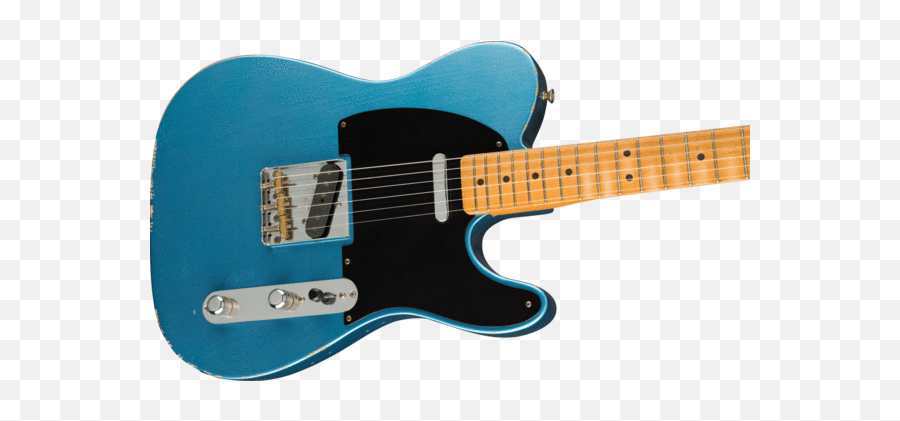 New Electric Guitars Garrett Park Guitars - Fender Vintera Road Worn 50s Telecaster Lake Placid Blue Emoji,Strong Emotion Picture