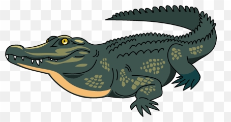 Crocodile Clipart - Png Download Full Size Clipart Clip Art Crocodile Png Emoji,Facebook Emoticons Alligator