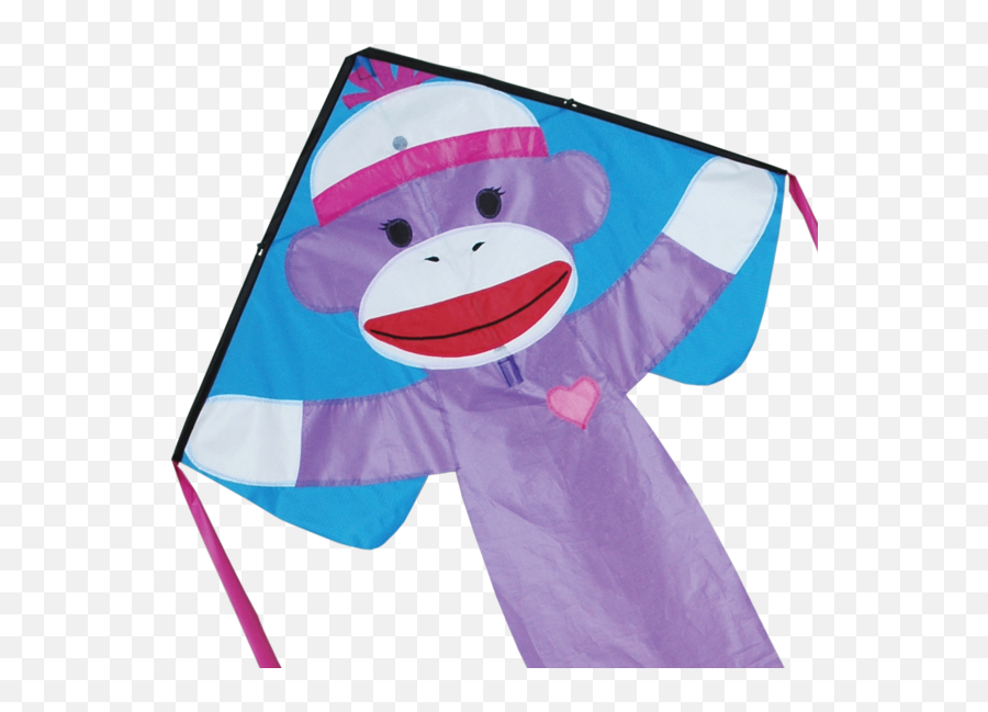 33 Girly Sock Monkey Easy Flyer Kite Clipart - Full Size Happy Emoji,Flyer Emoji