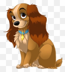 Lady From Lady And The Tramp Png - Clip Art Library Transparent Lady Lady And The Tramp Emoji,Tramp Emoji Disney