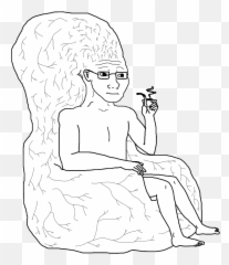 Wojack - Big Brain Wojak Emoji,Brain Emotion Memes