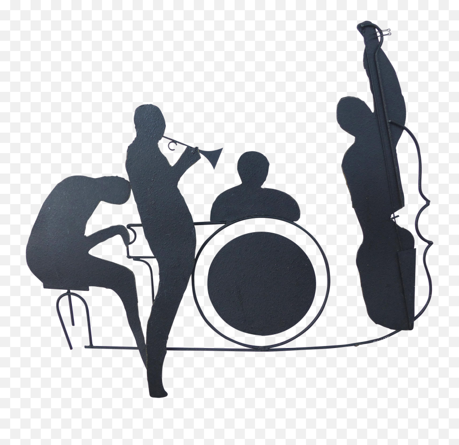Clip Transparent Download Band Vector - Jazz Band Jazz Vector Emoji,Free Emoticon Clip Art Rock Band